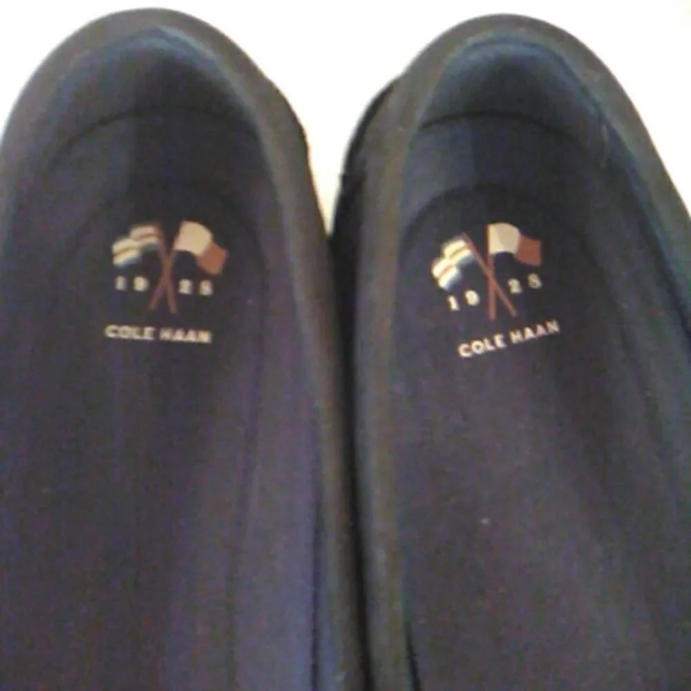 Cole Haan Black Leather Loafers